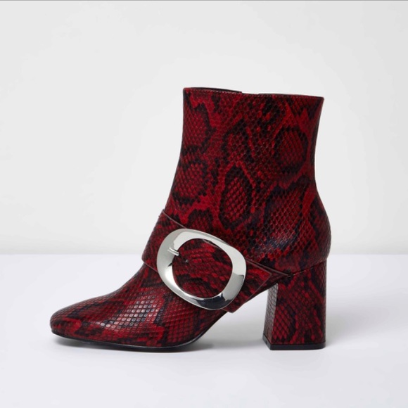 river island snakeskin boots